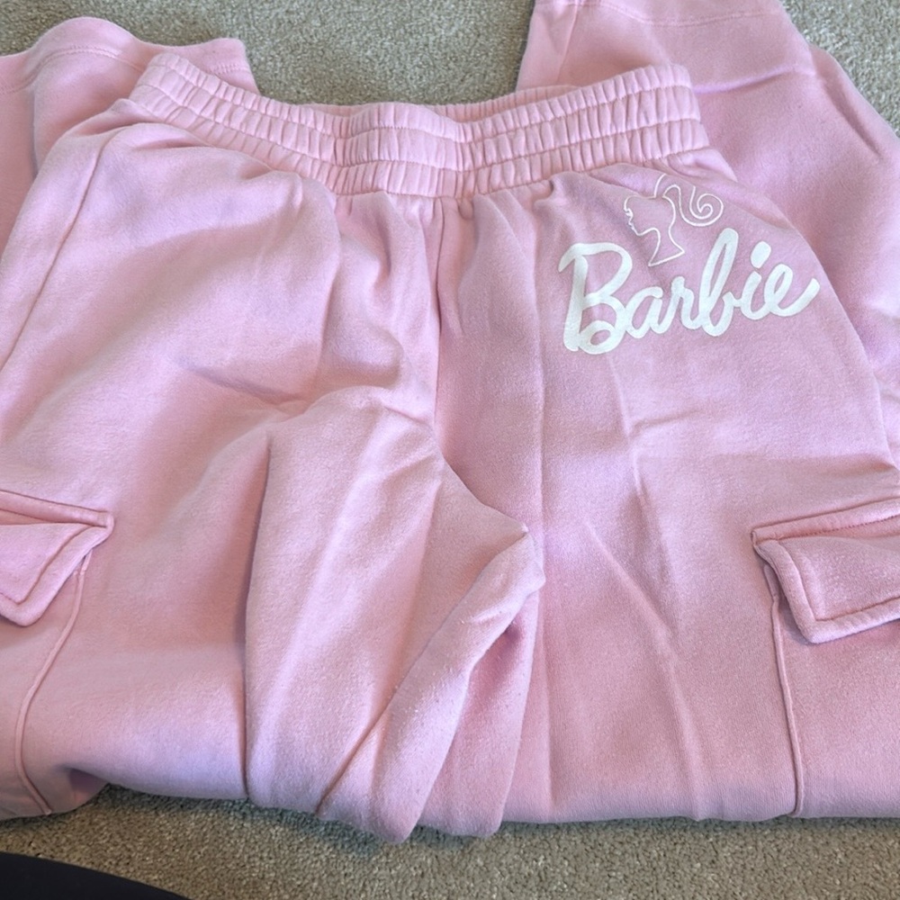 Barbie Pink Cargo Sweats